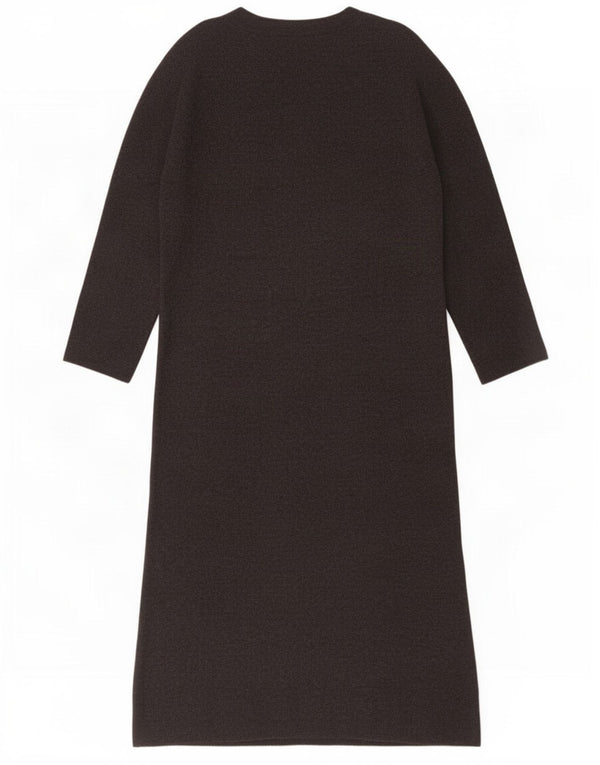 Γυναικείο μακρυμάνικο φόρεμα Cos UK 14 Medium Grey Wool