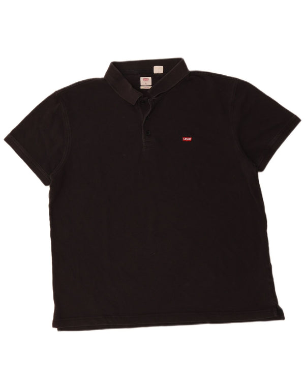 Ανδρικό πουκάμισο LEVI'S Standard Fit Polo XL Μαύρο βαμβακερό