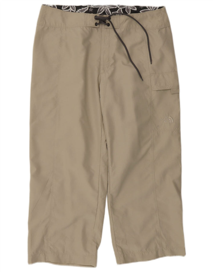 THE NORTH FACE Womens Straight Capri Trousers US 4 Small W30 L22 Beige