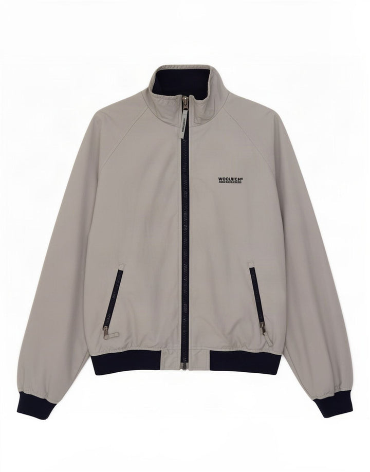 Woolrich Boys Rain Jacket 13-14 Years Blue Colorblock Nylon