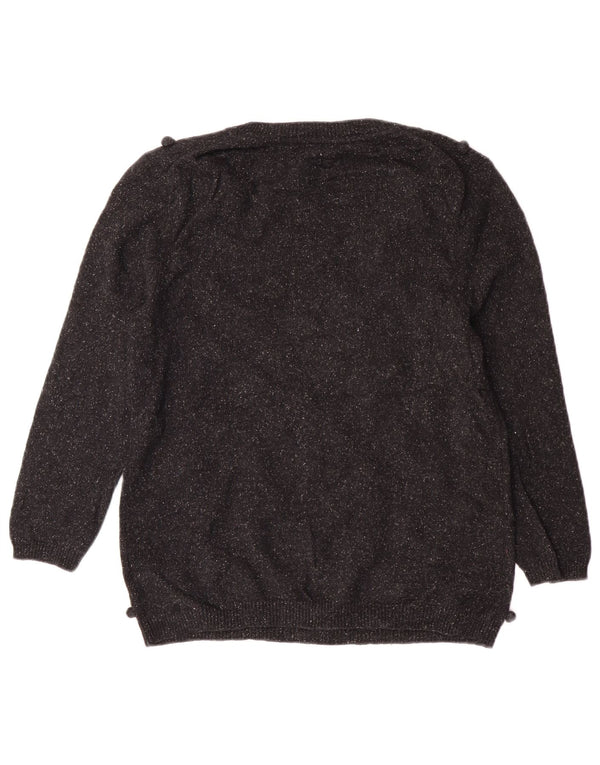 Γυναικείο πουλόβερ Hobbs Boat Neck Jumper UK 14 Medium Black Wool Classic