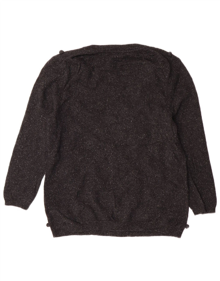 Γυναικείο πουλόβερ Hobbs Boat Neck Jumper UK 14 Medium Black Wool Classic