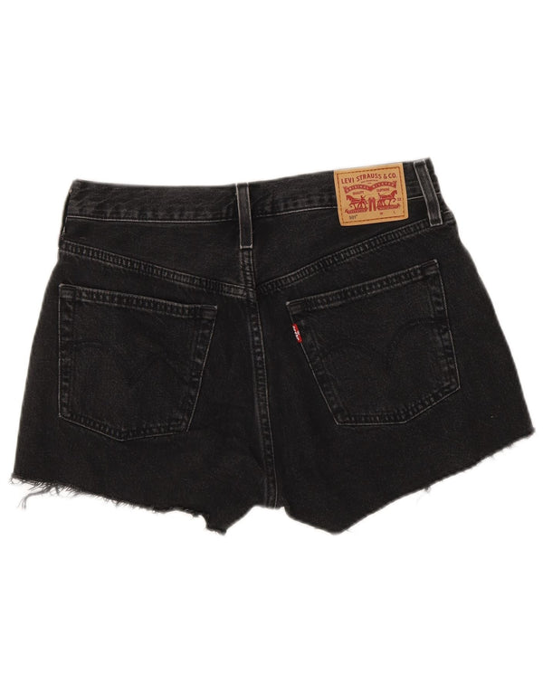 Γυναικείο τζιν σορτς Levi's 501 ψηλόμεσο W28 σε μεσαίο γκρι