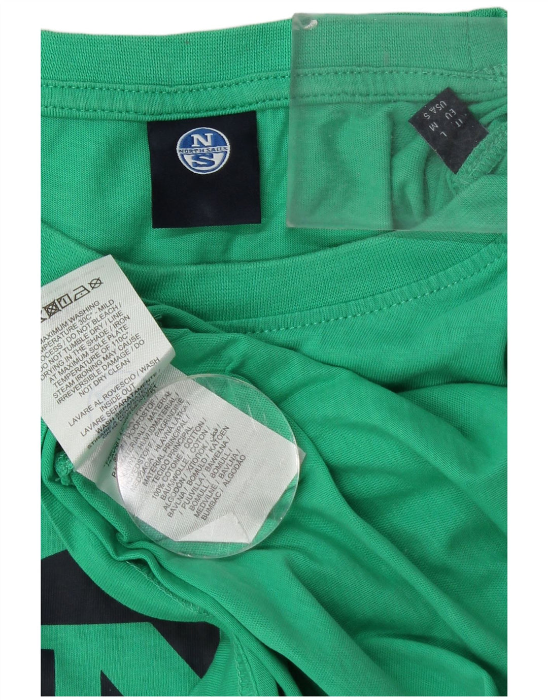 Ανδρικό γραφικό T-Shirt North Sails Top Μεσαίο πράσινο βαμβακερό