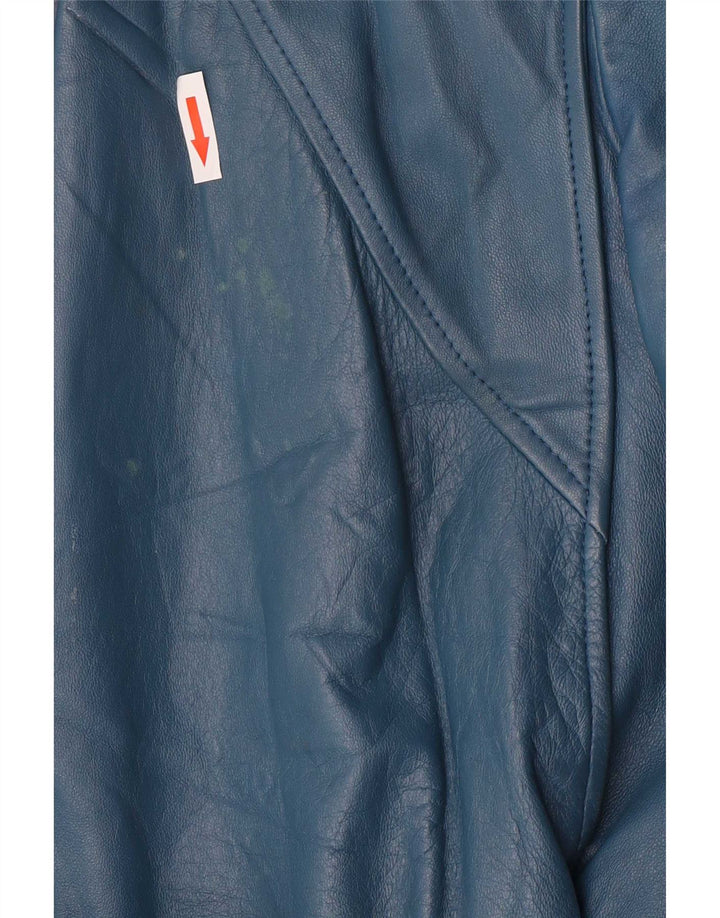 Chagall Γυναικείο Δερμάτινο Μπουφάν IT 44 Medium Blue