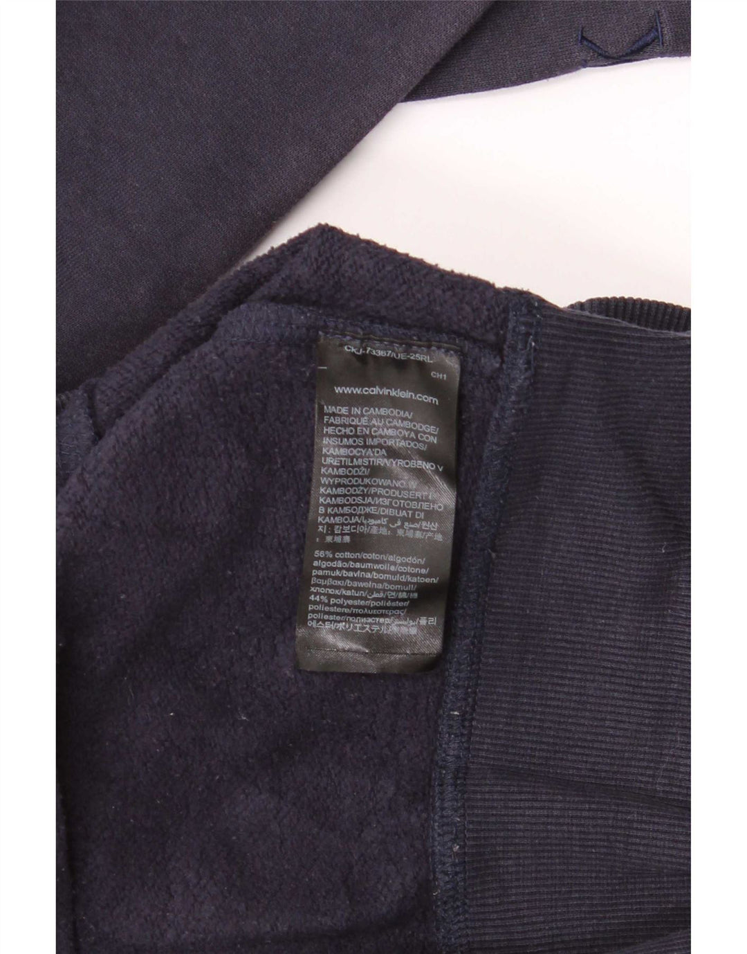 Ανδρικό φούτερ Calvin Klein Jeans Jumper Medium Navy Blue Cotton