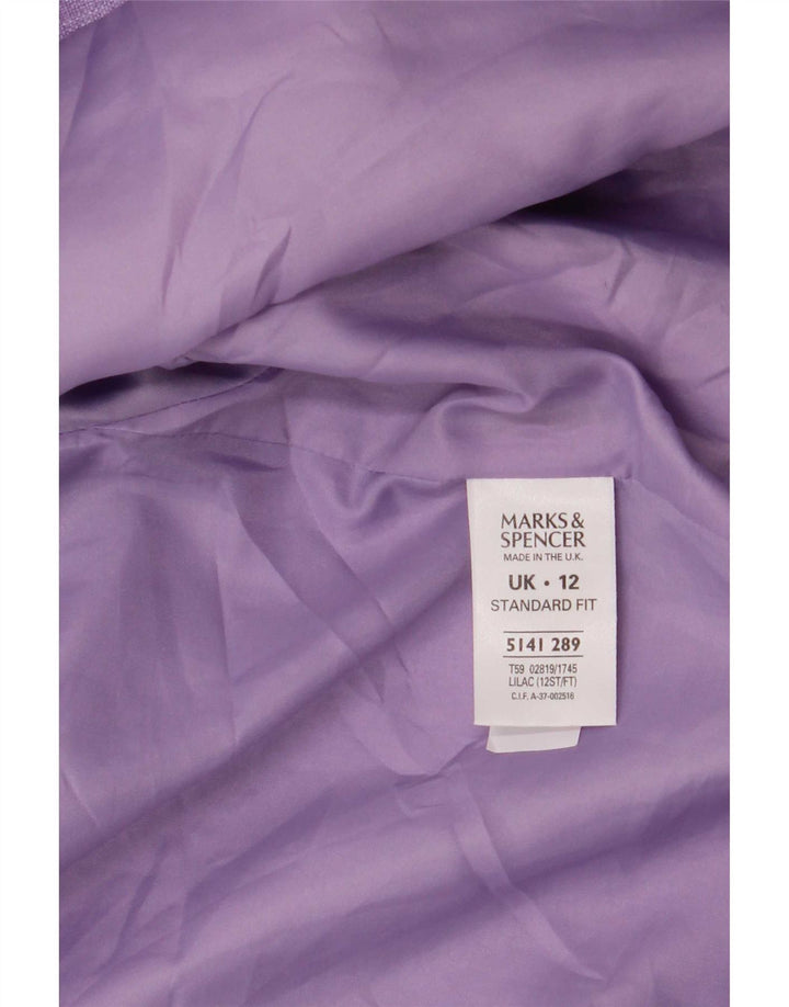 Marks & Spencer Γυναικείο Μπουφάν 1 Button Blazer UK 12 Medium Purple