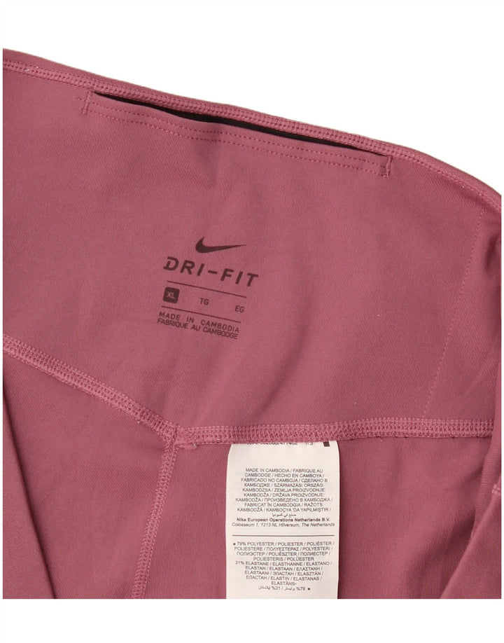 Γυναικεία κολάν Nike Dri Fit UK 18 XL Pink Polyester