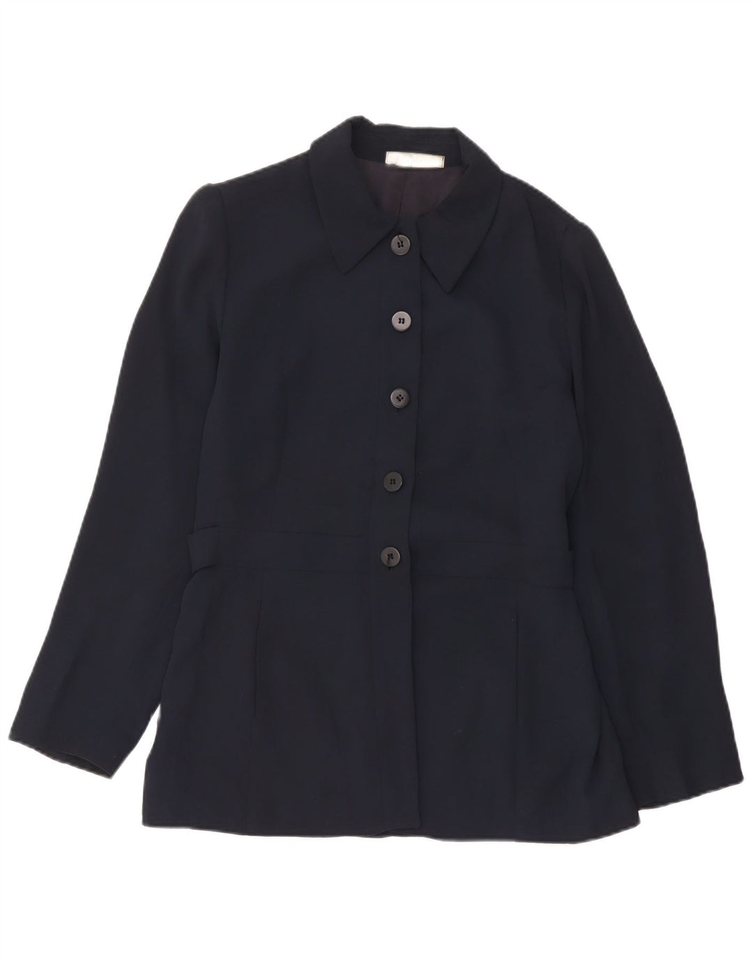 Zara Γυναικείο σακάκι με 5 κουμπιά μπλέιζερ EU 42 Large Navy Blue Rayon
