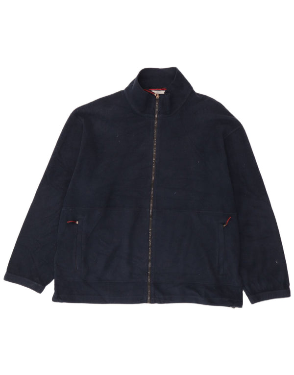 Marks & Spencer Ανδρικό Fleece Jacket UK 42 XL Navy Blue Polyester