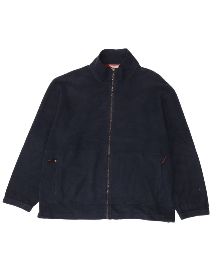 Marks & Spencer Ανδρικό Fleece Jacket UK 42 XL Navy Blue Polyester