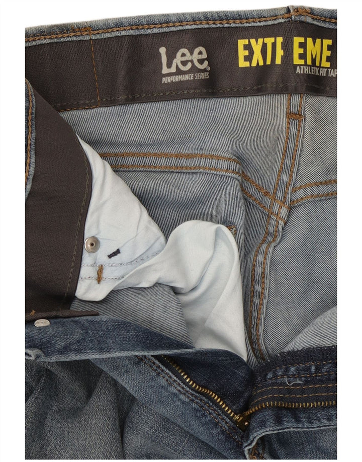 Lee Womens Extreme Motion Straight Jeans W30 L28 Μπλε βαμβακερό