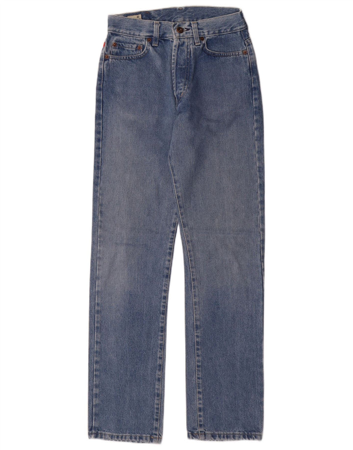 CHARRO Womens Straight Jeans W26 L32 Blue Cotton