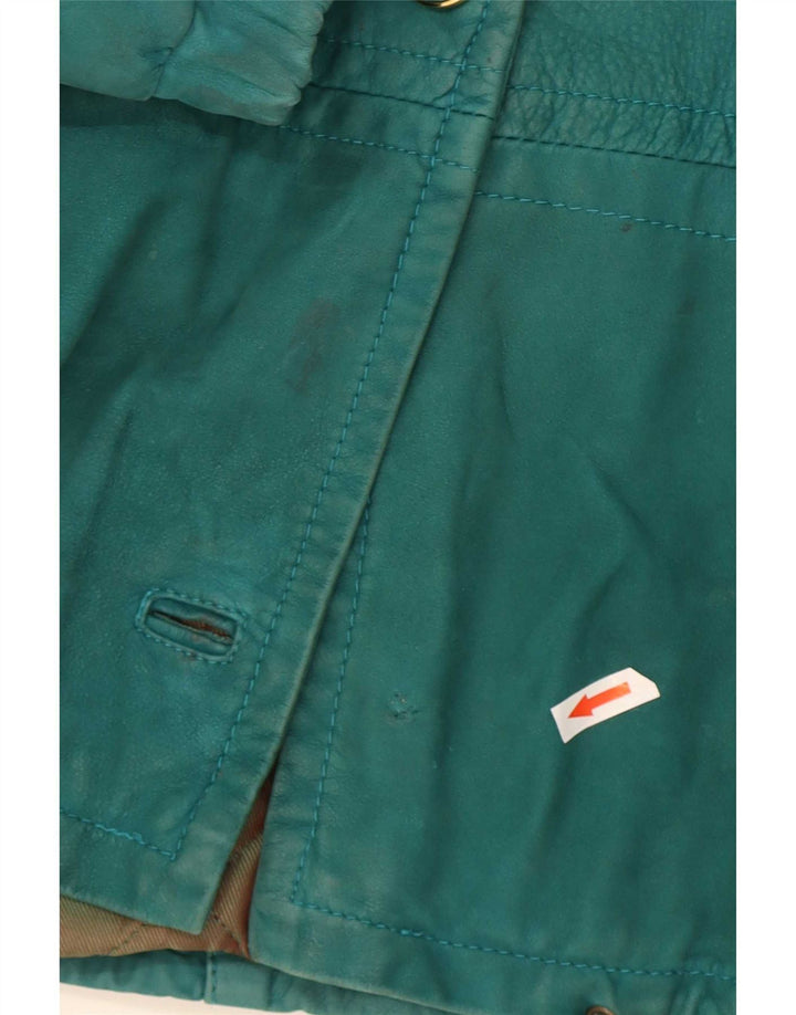 Vintage Γυναικείο Μπουφάν με κουκούλα αντιανεμικό IT 44 Medium Green