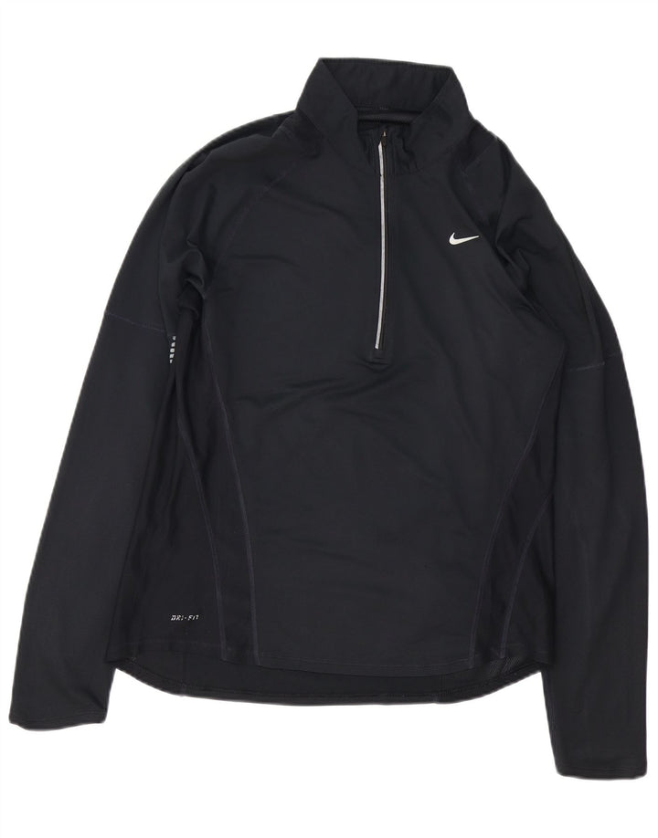 Ανδρική φόρμα πουλόβερ Nike Dri Fit Top UK 38/40 Medium Navy Blue