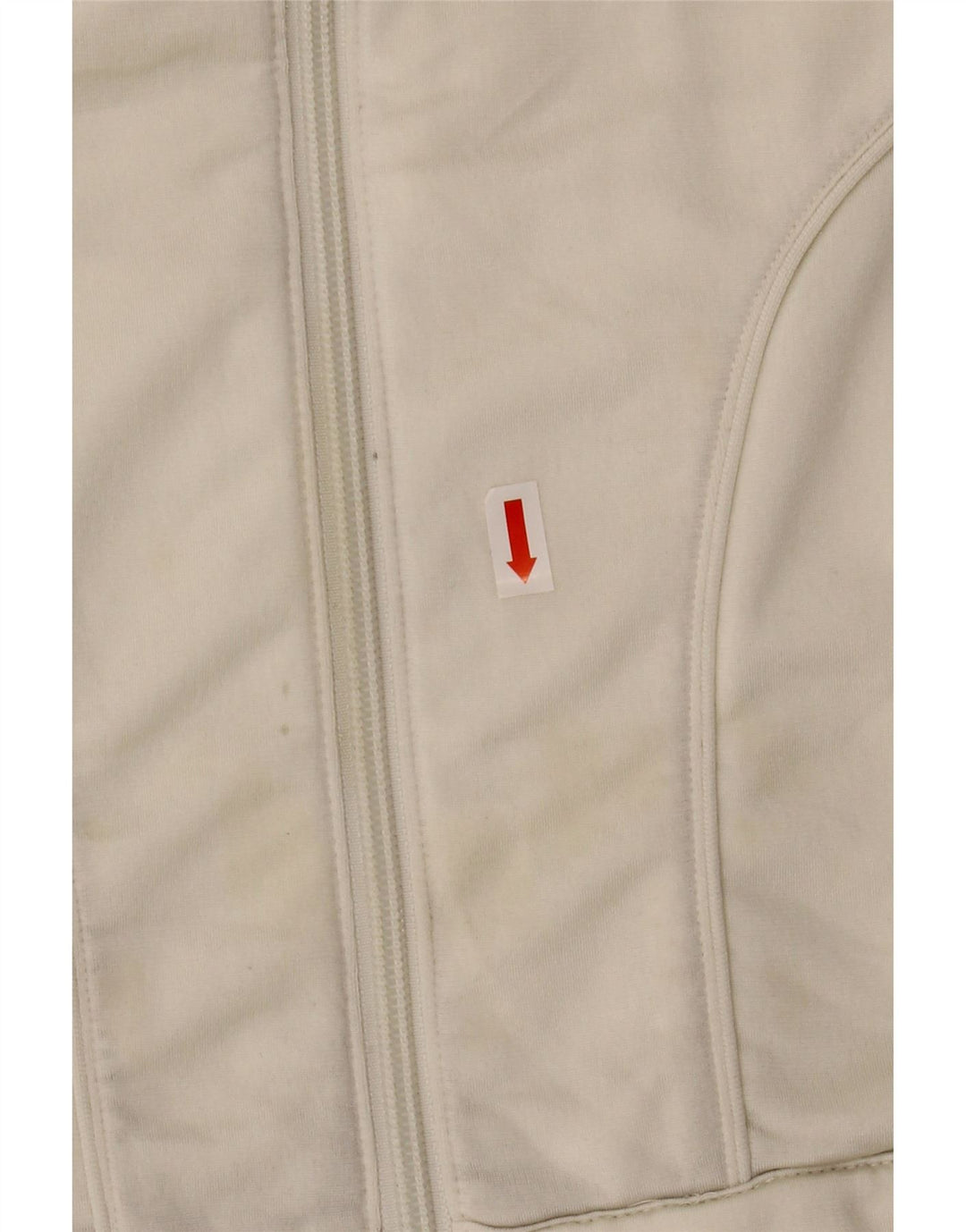 Γυναικεία αθλητική φόρμα ADIDAS Top Jacket UK 14 Medium White Polyester