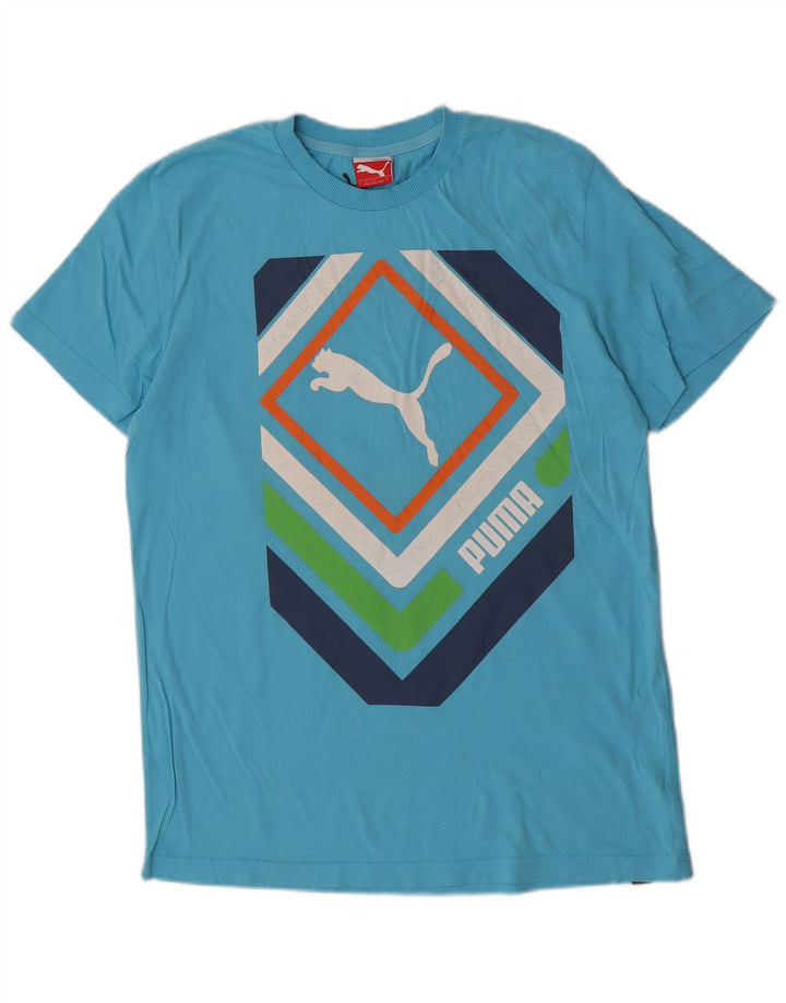 Ανδρικό γραφικό T-Shirt Puma Top Large Blue