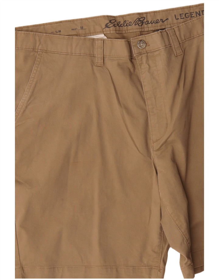 Eddie Bauer Ανδρικό λεπτό σορτς Chino W44 2XL Μπεζ βαμβακερό