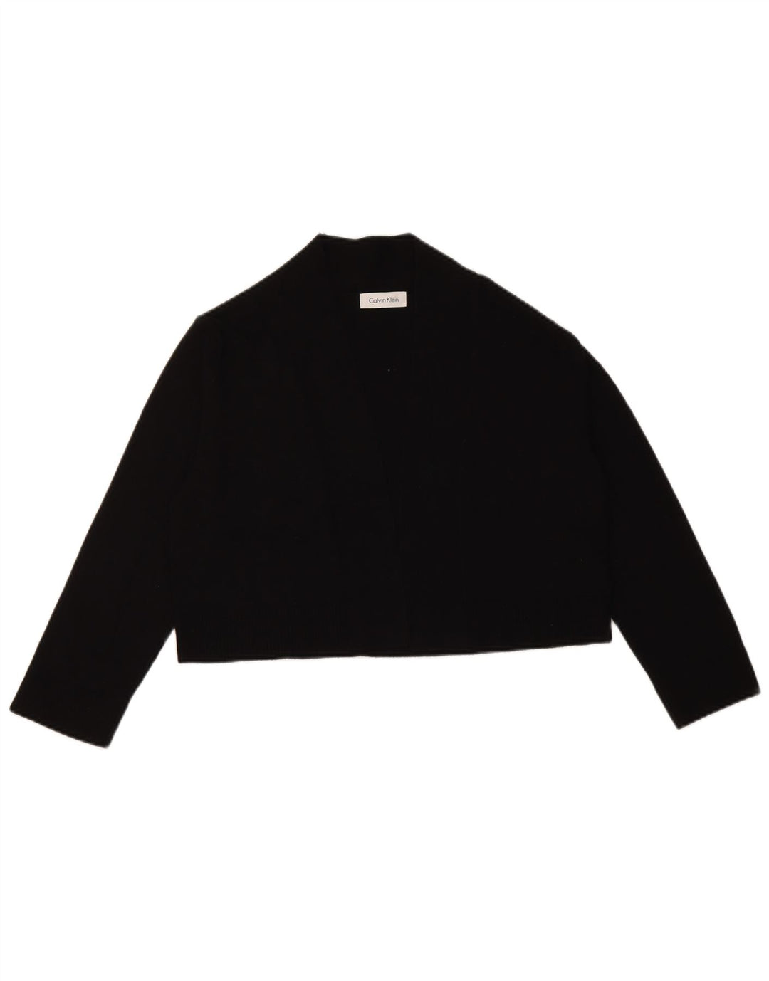 Calvin Klein Γυναικείο Crop Μακρυμάνικο UK 12 Medium Black