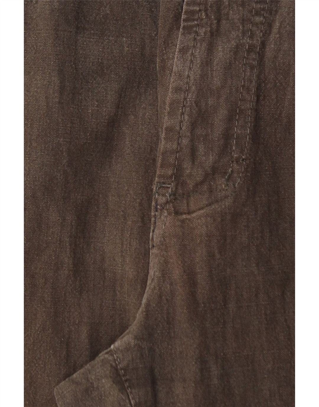 TRUSSARDI Ανδρικό ίσιο casual παντελόνι IT 50 μεγάλο W34 L29 καφέ