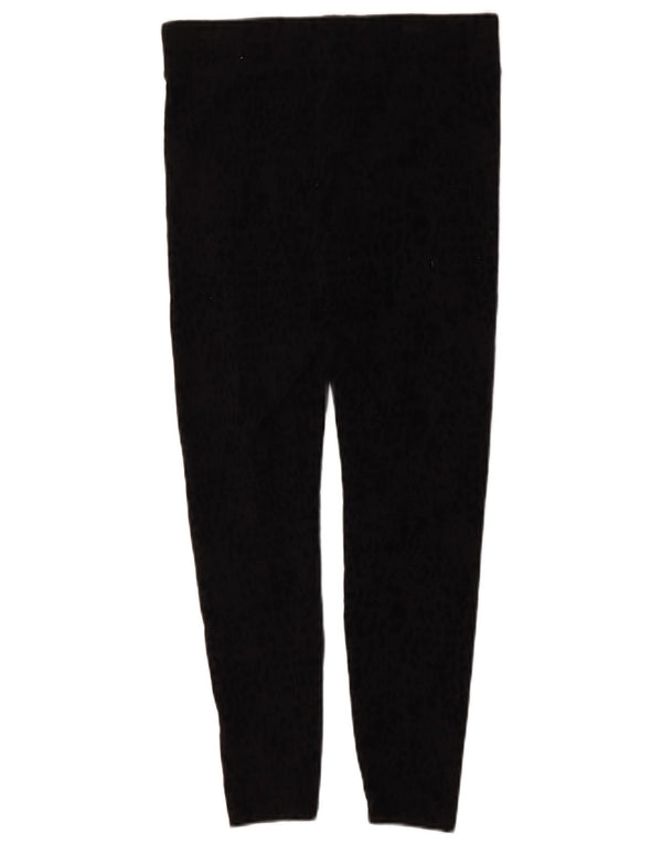 Γυναικεία κολάν Marks & Spencer UK 10 Small Black Animal Print Βαμβακερά