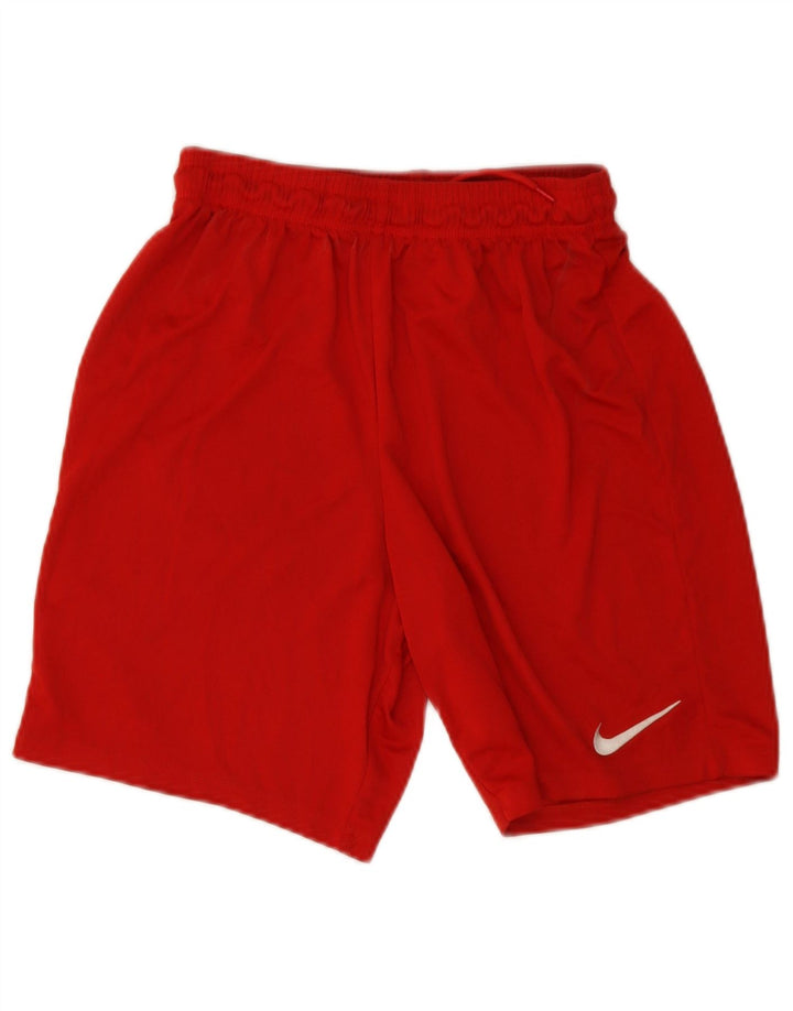 Ανδρικό αθλητικό σορτς Nike Dri Fit με μεγάλο κόκκινο πολυεστέρα