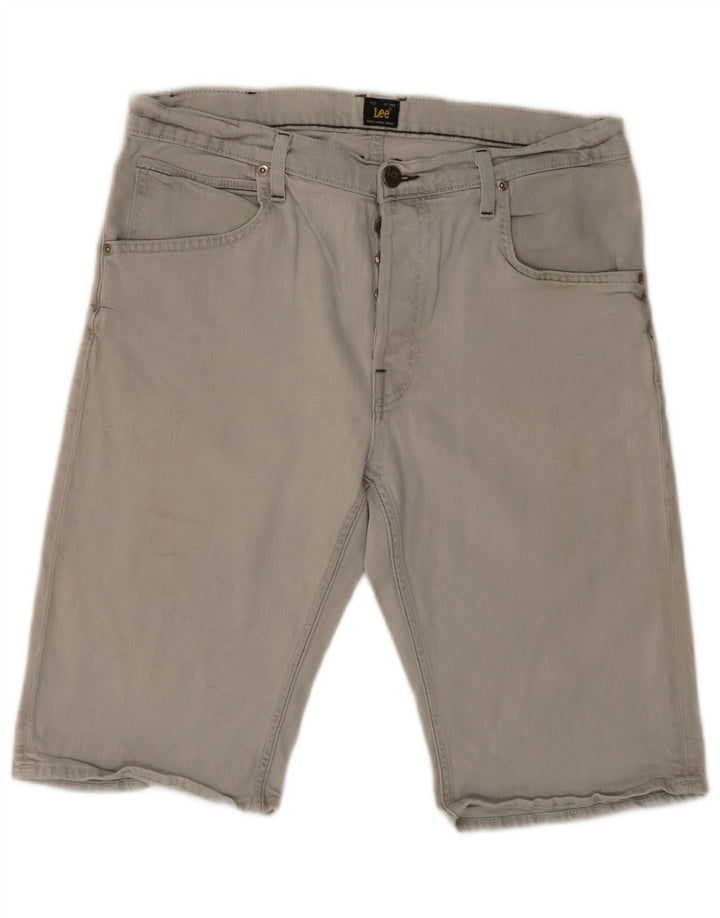 Ανδρικό κοντό τζιν σορτς Lee 5 Pocket W32 Μεσαίο γκρι βαμβακερό