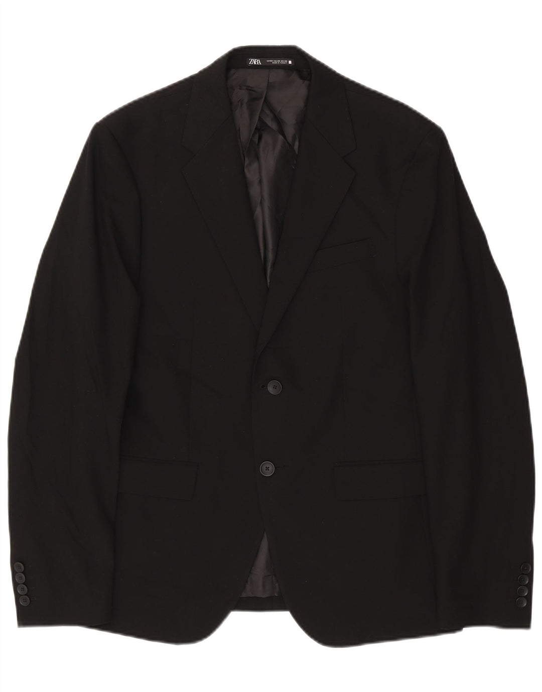 Zara Ανδρικό σακάκι μπλέιζερ με 2 κουμπιά EU 50 Medium Black