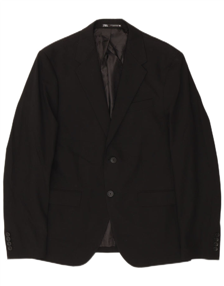 Zara Ανδρικό σακάκι μπλέιζερ με 2 κουμπιά EU 50 Medium Black
