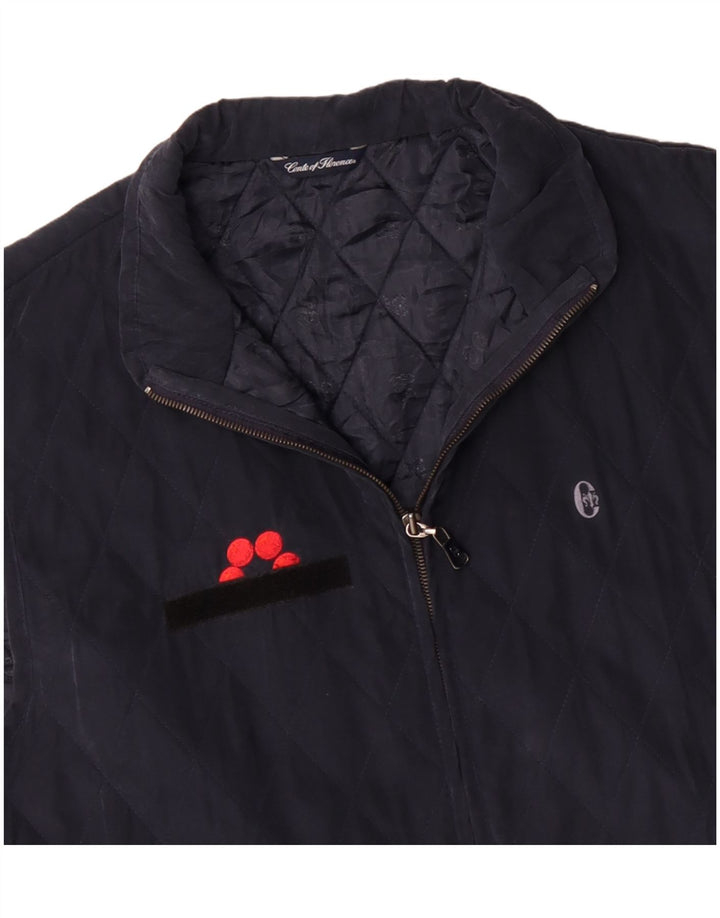 CONTE OF FLORENCE Ανδρικά καπιτονέ Gilet UK 44 2XL Navy Blue