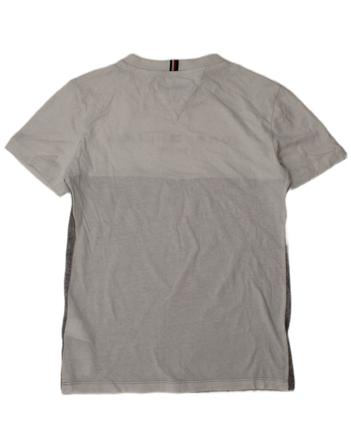 Γραφικό μπλουζάκι για αγόρι TOMMY HILFIGER Τοπ 9-10 ετών γκρι χρώματος βαμβακερό