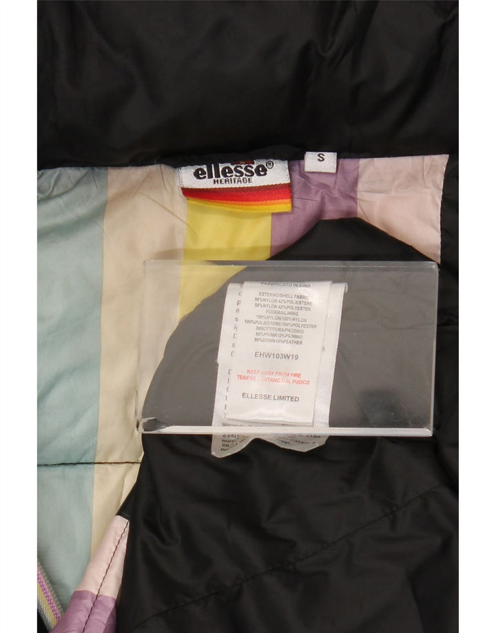 Γυναικείο μπουφάν Ellesse Heritage με κουκούλα UK 10 Small Black Nylon