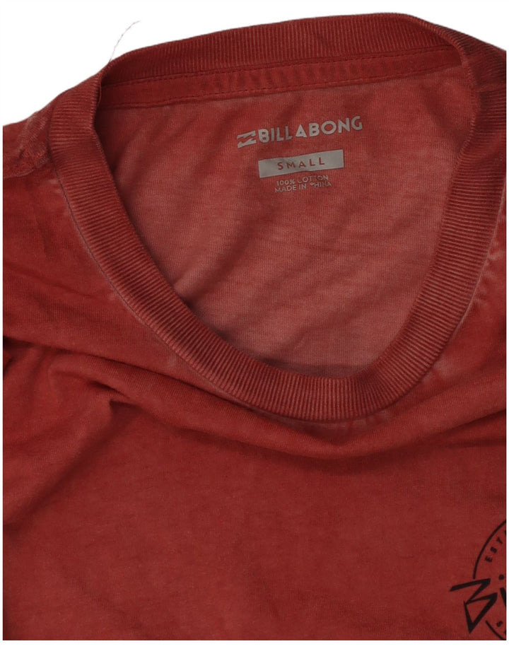 Ανδρικό T-Shirt Billabong Top Μικρό ροζ βαμβακερό