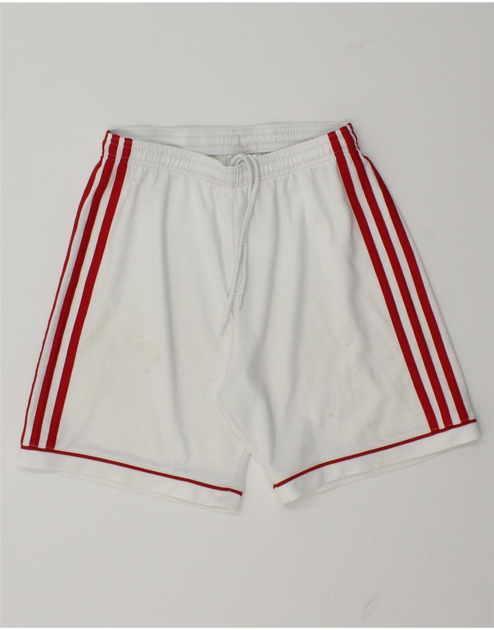 Ανδρικό αθλητικό σορτς Adidas Climalite XS από λευκό πολυεστέρα