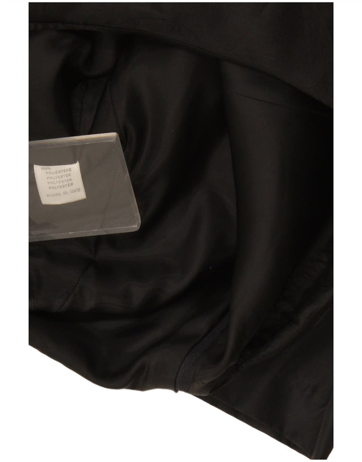 Vintage γυναικείο φόρεμα Off Shoulder UK 8 Small Black Polyester