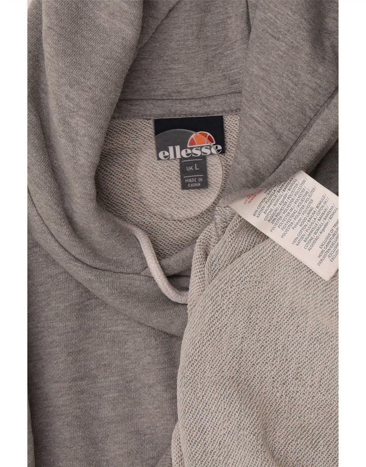 Ellesse Ανδρικό φούτερ με κουκούλα, μεγάλο γκρι βαμβακερό