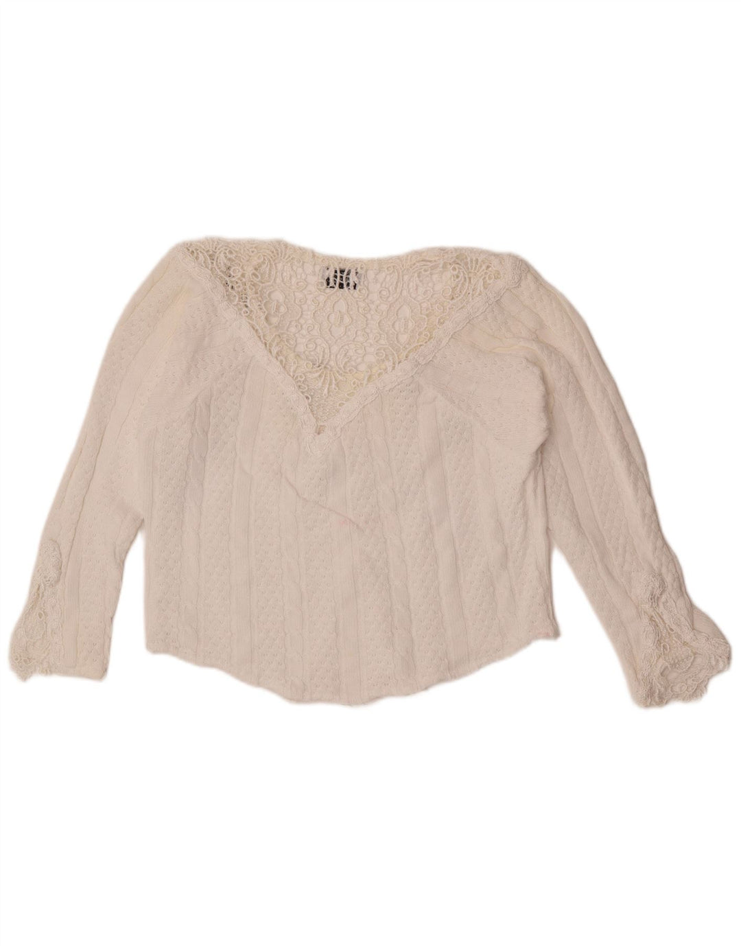 Marilu γυναικείο αφηρημένο μοτίβο Crop Top 10 Small White