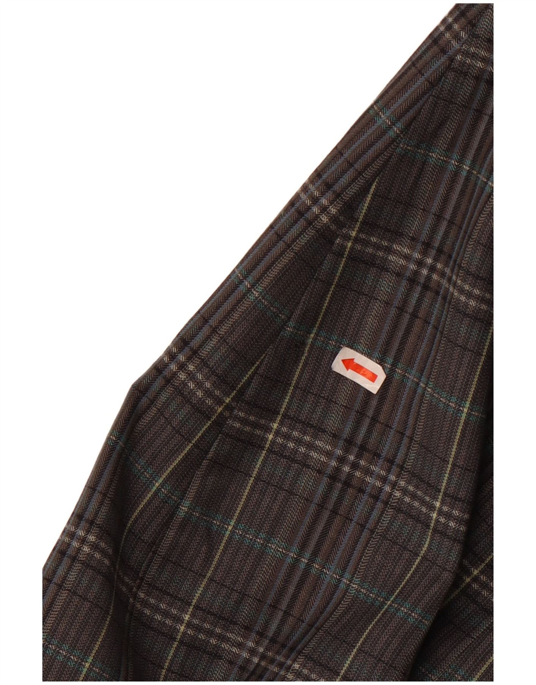 Gianluca Lorenzi Ανδρικό σακάκι με 2 κουμπιά σακάκι IT 56 3XL Grey Check Wool