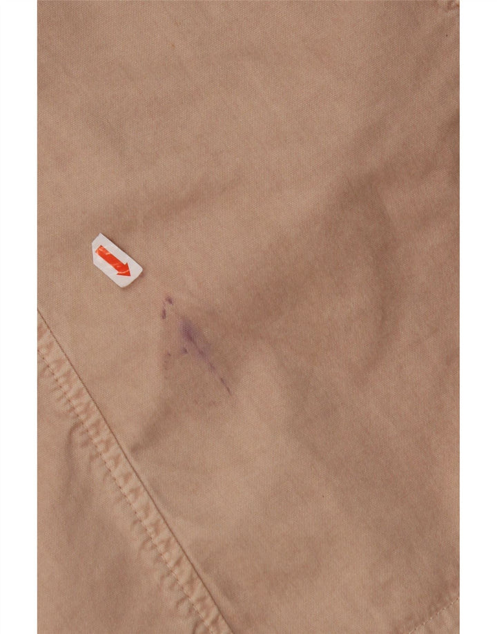 DONDUP Γυναικείο Μπουφάν Bomber IT 52 2XL Μπεζ Βαμβακερό