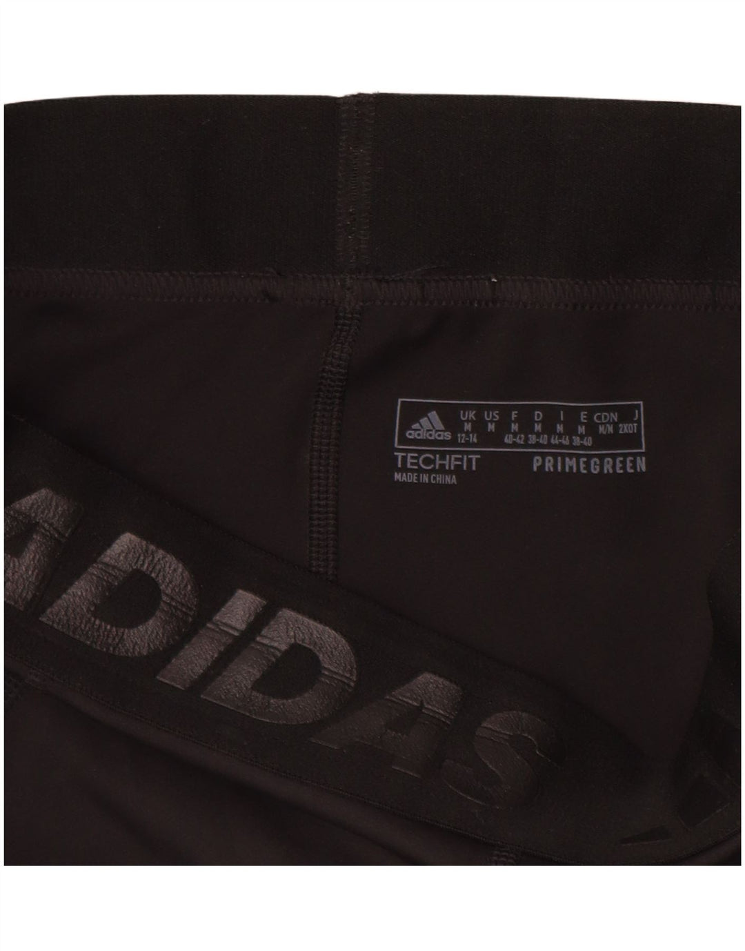Γυναικεία γραφικά κολάν Adidas UK 12/14 Μεσαίου Μαύρου Πολυεστέρα