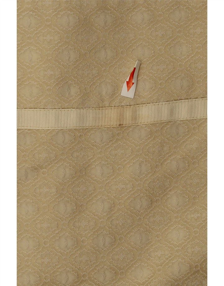 Awear Γυναικεία φούστα A-Line UK 12 Medium W30 Beige Geometric Polyester