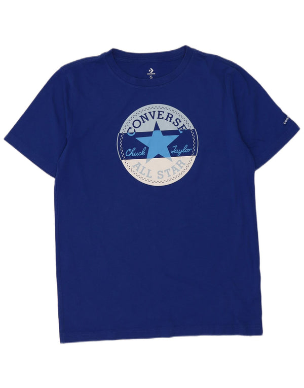 Μπλουζάκι Converse Boys Chuck Taylor Graphic T-shirt 13-14 ετών XL μπλε
