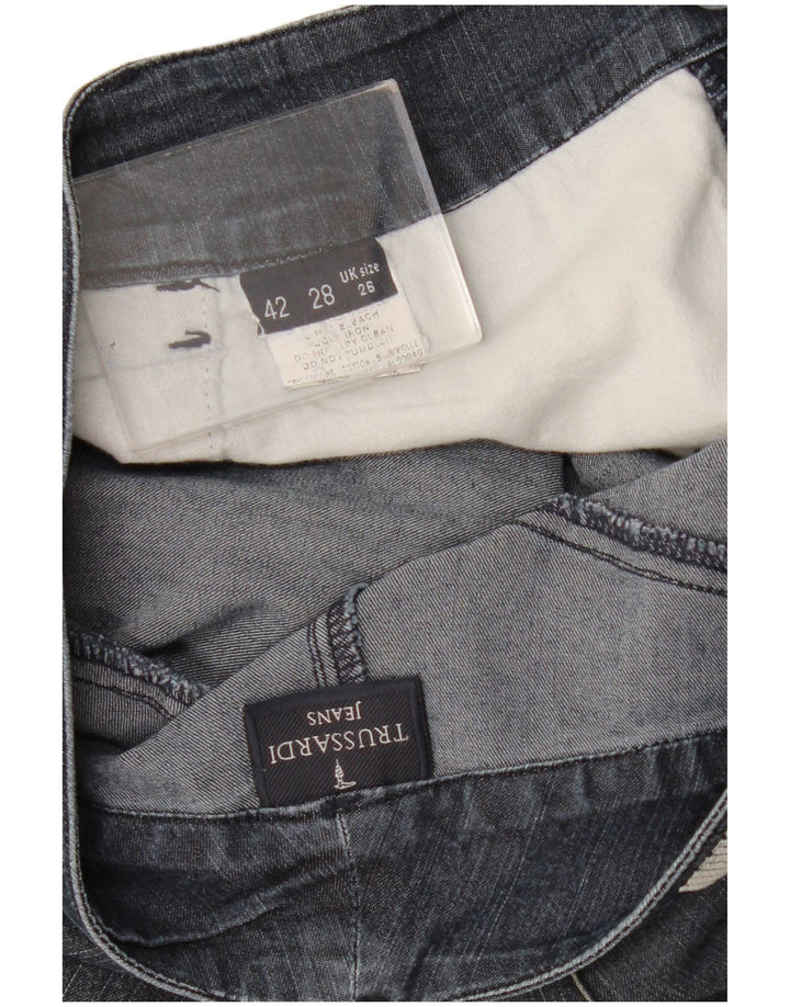 Γυναικείο τζιν Trussardi Graphic Slim W26 L31 Navy Blue