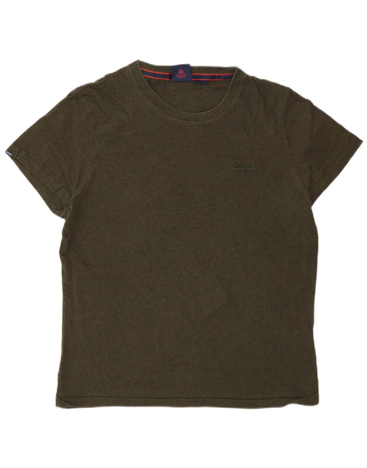 Ανδρικό T-Shirt SUPERDRY Top Μεγάλο Πράσινο Βαμβακερό