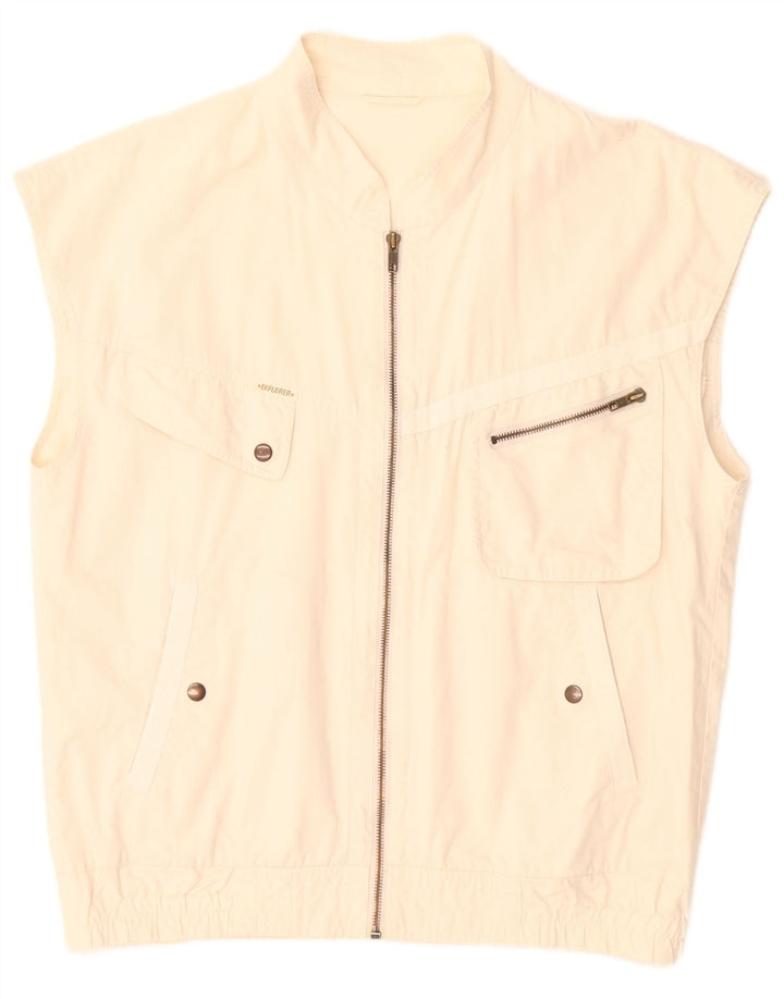 Explorer Ανδρικό Βαμβακερό Βοηθητικό Gilet UK 38 Medium Off White