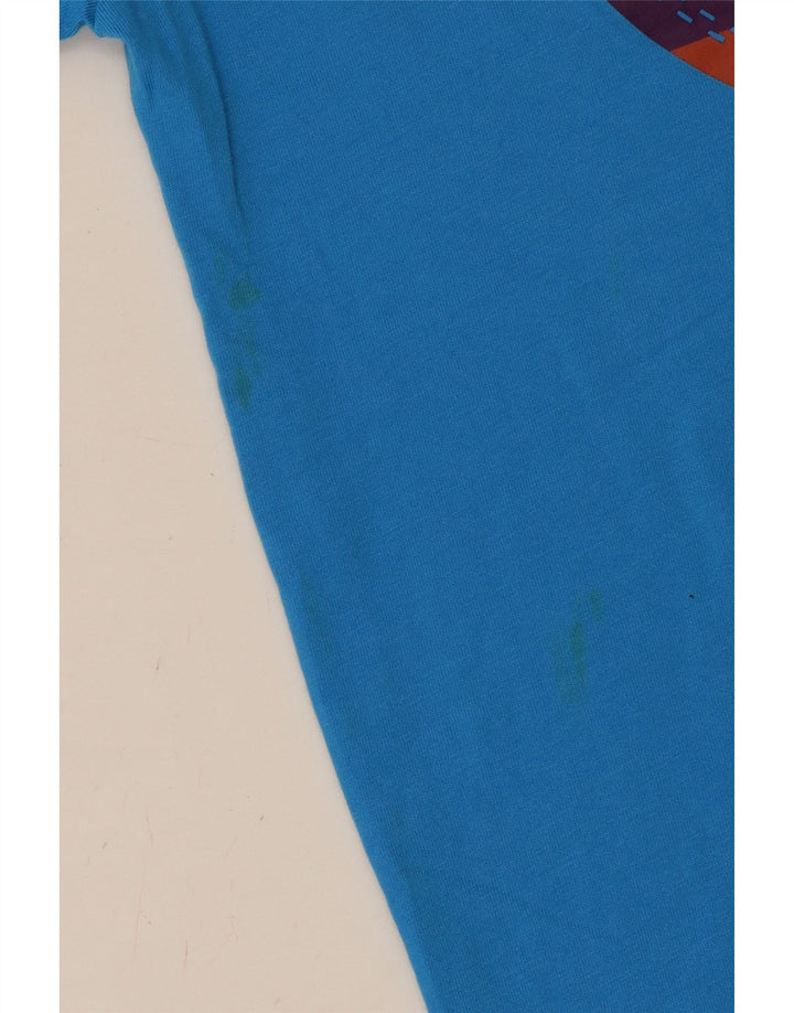 CONVERSE Mens Graphic T-Shirt Top Small Blue Cotton Vintage Converse and Second-Hand Converse from Messina Hembry 