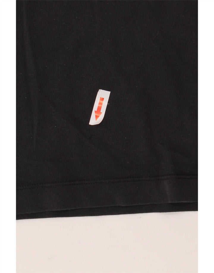 Jordan Ανδρικό γραφικό T-Shirt Top Μικρό μαύρο βαμβακερό