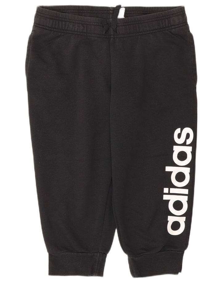 Ανδρικά γραφικά βερμούδα αθλητικά σορτς ADIDAS UK 12/14 μεσαίο μαύρο βαμβακερό