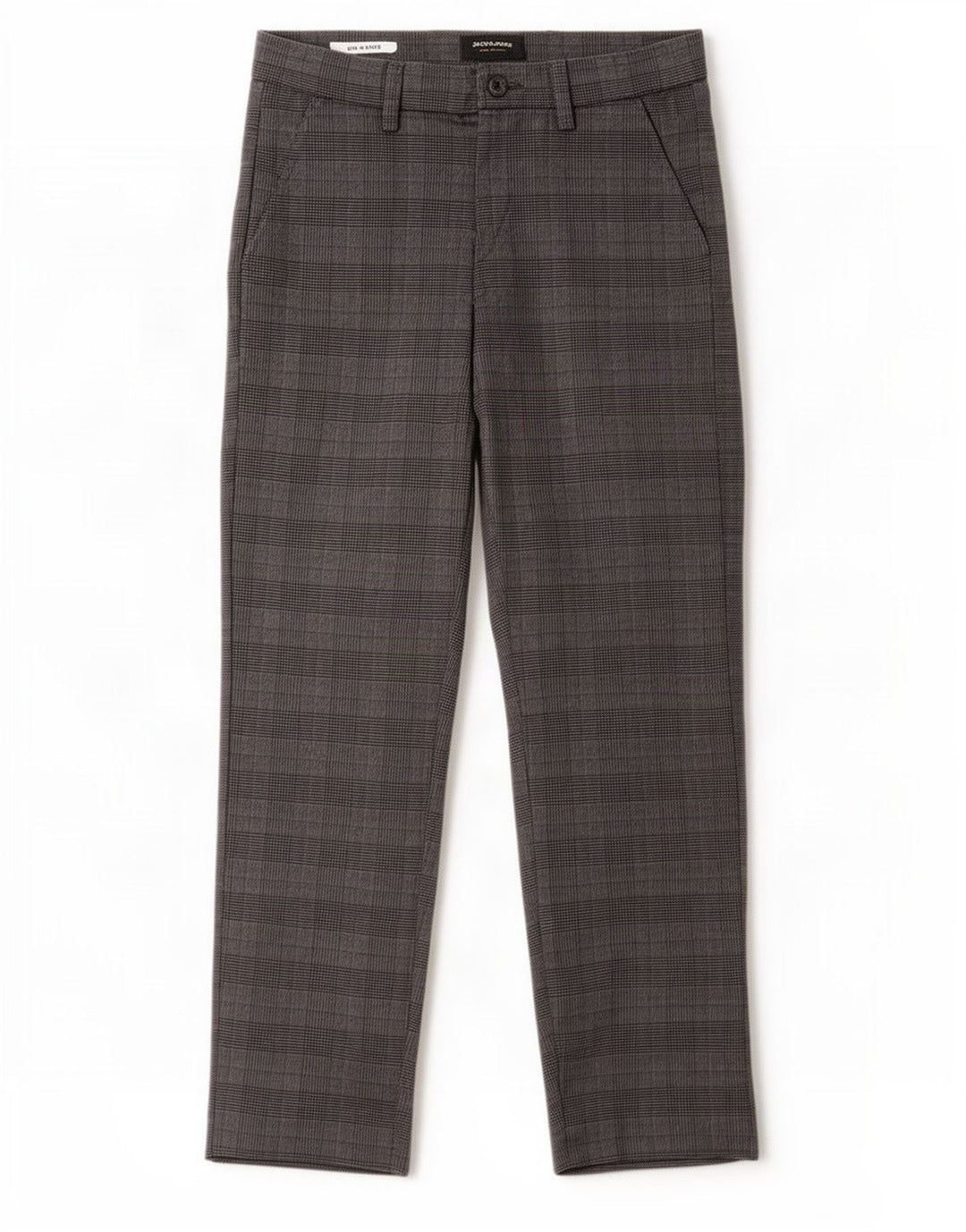 Jack & Jones Ανδρικό Marco Slim Suit Παντελόνι W28 L30 Grey Check Polyester