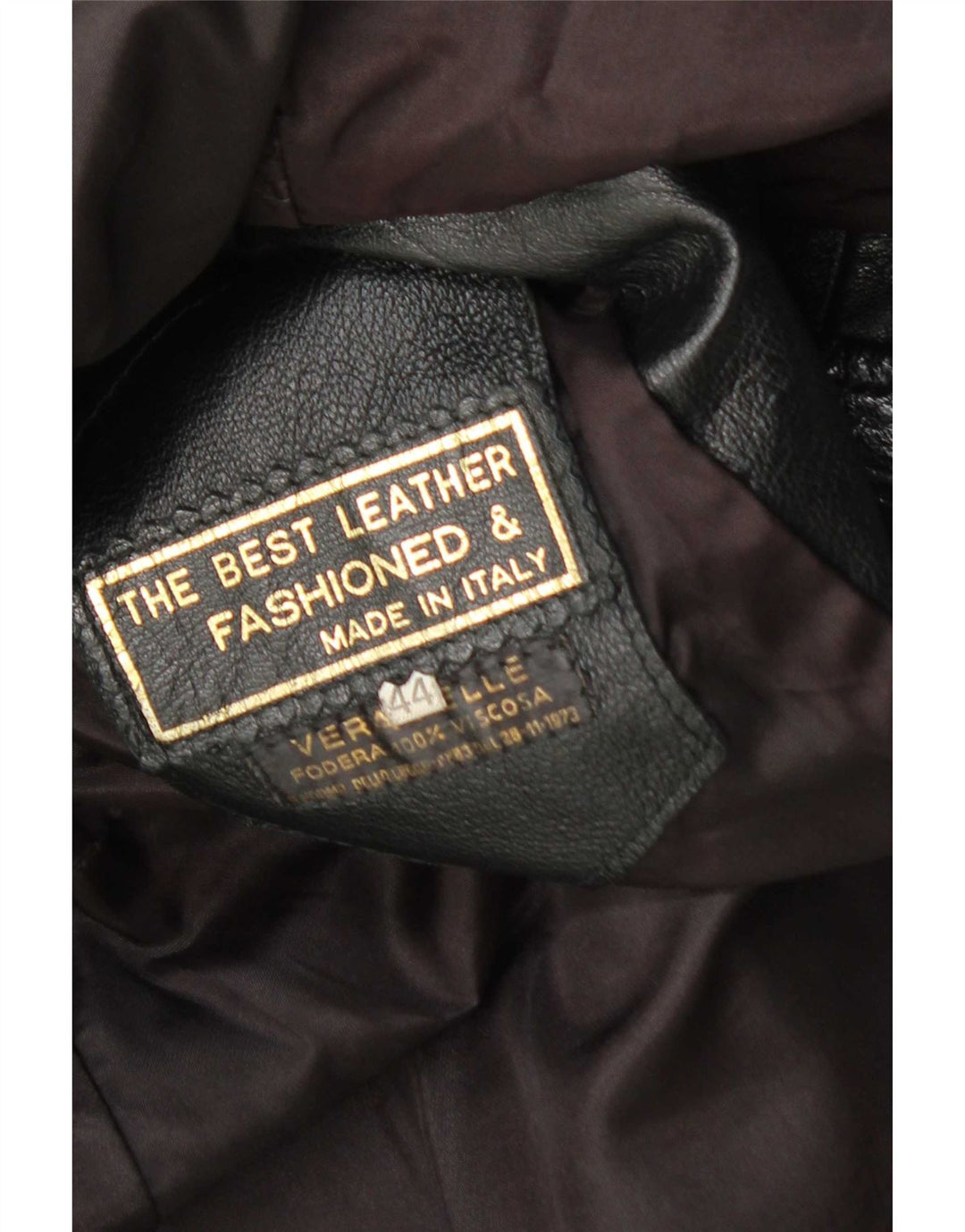 Vintage Γυναικείο Δερμάτινο Μπουφάν IT 44 Medium Black Leather